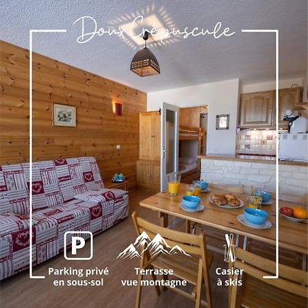 Appartement Doux Crepuscule - Au Bord Des Pistes - Parking à Enchastrayes Extérieur photo